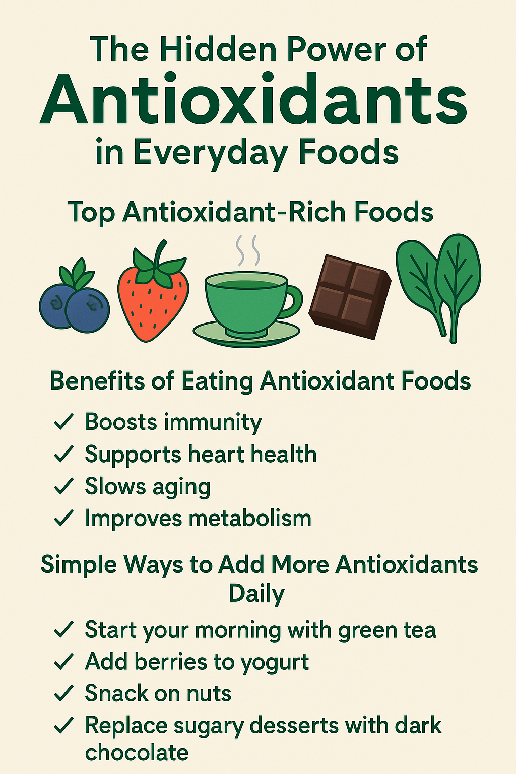 The Hidden Power of Antioxidants in Everyday Foods