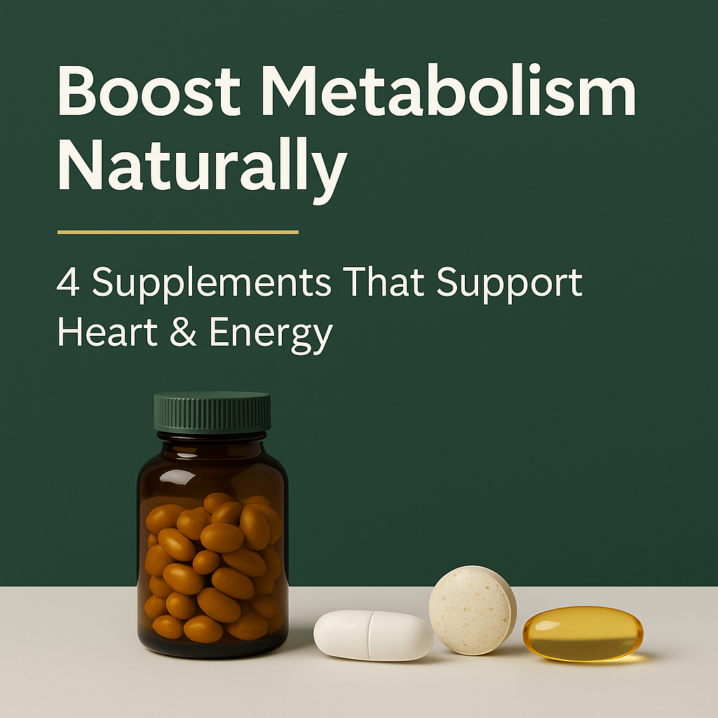 4 Natural Supplements to Boost Metabolism & Heart Health