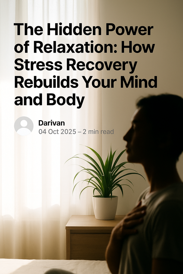 The Hidden Power of Relaxation: How Stress Recovery Rebuilds Your Mind and Body