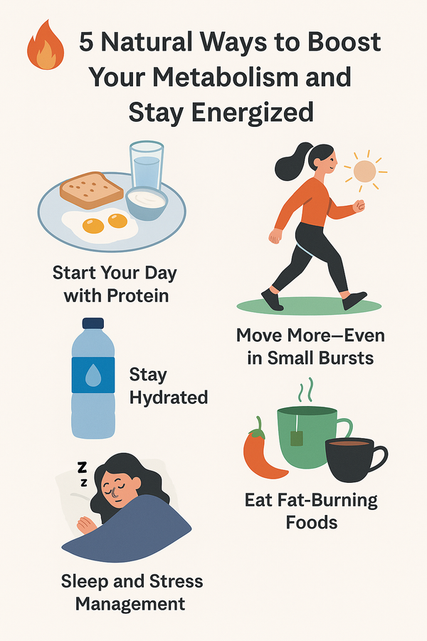 5 Natural Ways to Boost Your Metabolism and Stay Energized