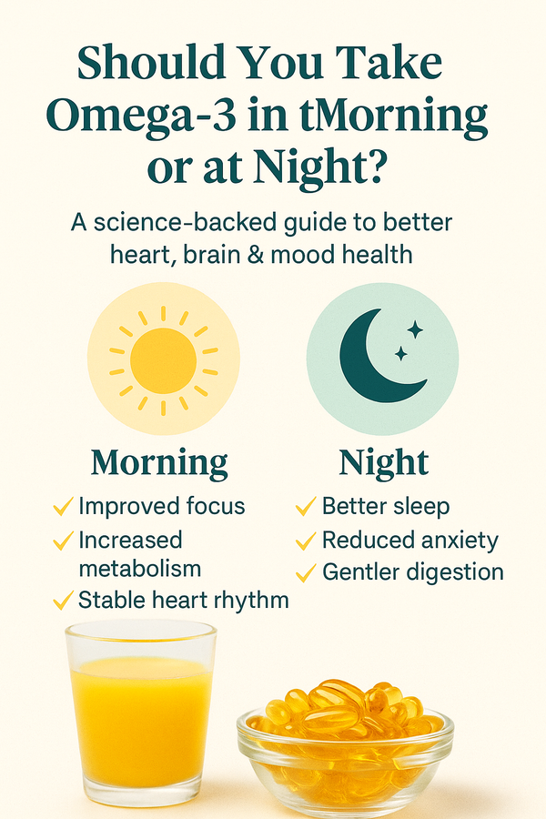 Should You Take Omega-3 in the Morning or at Night?