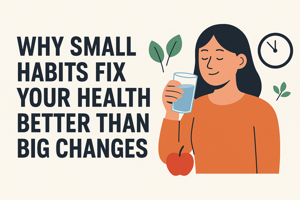 Why Small Habits Fix Your Health Better Than Big Changes