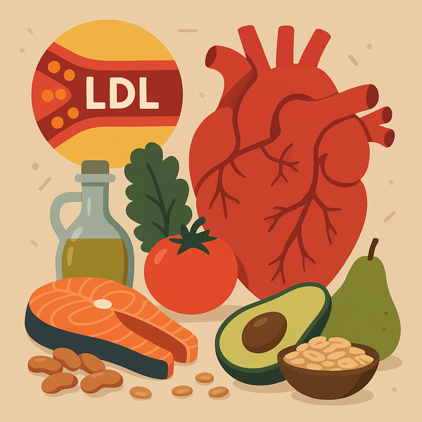How to Lower LDL Cholesterol with Food (Evidence-Based Guide)